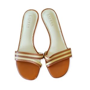 Ralph lauren vintage slip on heels